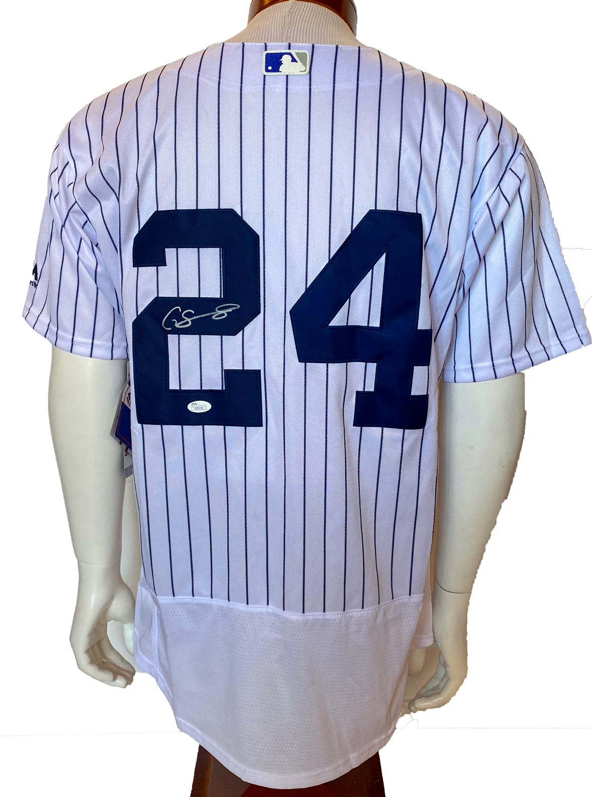 Gary Sanchez signed Yankees Majestic Authentic Baseball Jersey Autograph JSA COA