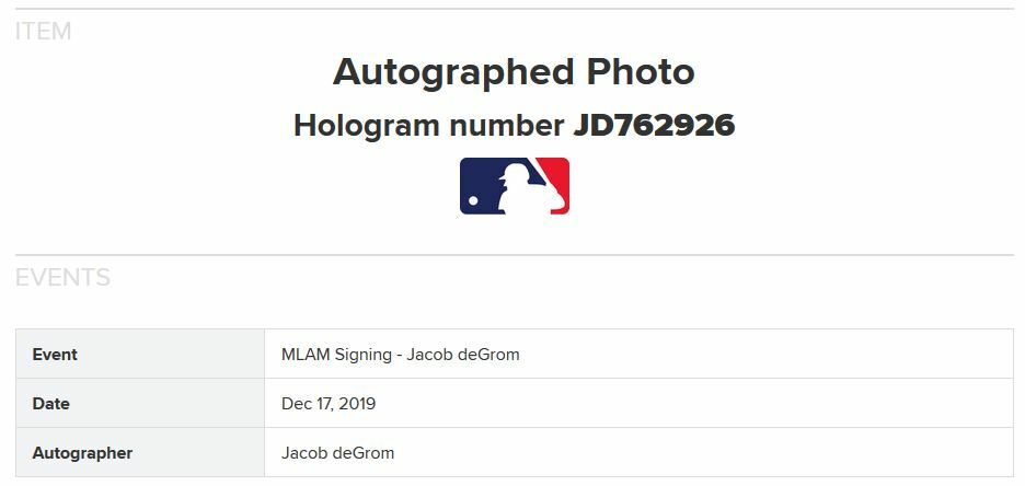 Jacob DeGrom signed 16x20 photo framed Mets Mint Autograph CY YOUNG MLB Holo COA