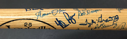 1969 NY Mets Team signed mini bat 30+ Auto Nolan Ryan Tom Seaver Yogi Berra Psa