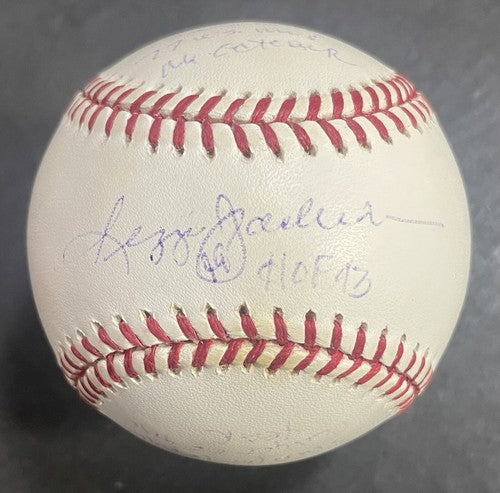 Reggie Jackson Signed 17 Stat Baseball Hof Mvp 563 Autograph RJ.com COA LE /1000