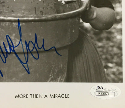 Sophia Loren signed 8x10 More Than a Miracle Studio Lobby photo mint Auto JSA