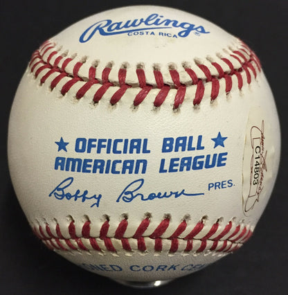 Phil Rizzuto Tom Henrich Allie Reynolds signed Nickname baseball Yankees JSA Coa