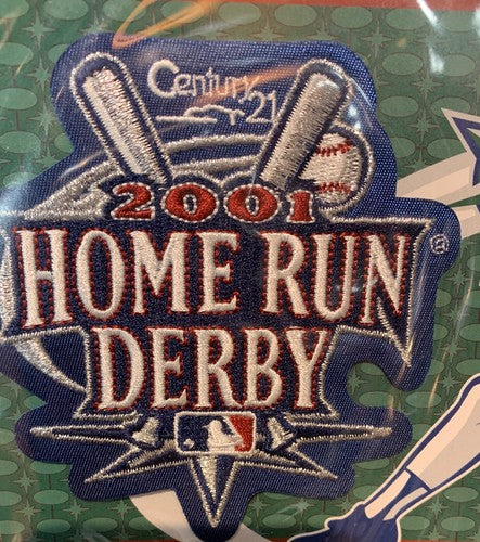 2001 MLB Official All Star Game Home Run Hr Derby Patch Ichiro Suzuki Cal Ripken