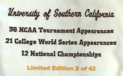 Tom Seaver Randy Johnson Mark Mcgwire Signed USC TROJANS Baseball jersey Steiner