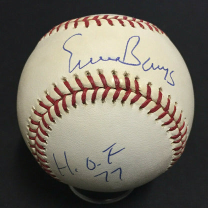 Ernie Banks Cubs Signed Official NL baseball Autograph INS HOF 77 Auto CBM COA