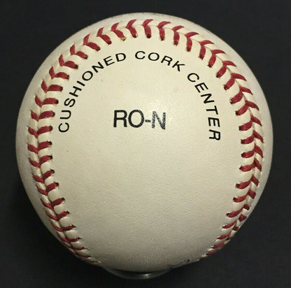 Ernie Banks Cubs Signed Official NL baseball Autograph INS HOF 77 Auto CBM COA
