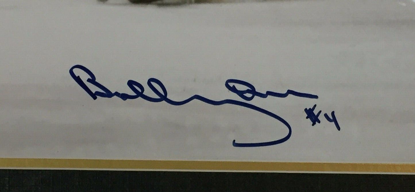Bobby Orr Bruins signed 16x20 Block Photo Framed Hof Auto Frameworth COA /144