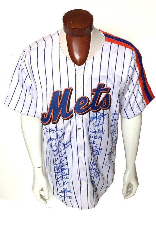 1969 1986 Mets World Series Signed Jersey 41 Auto Tom Seaver Gary Carter PSA