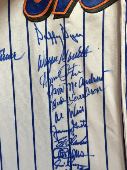 1969 1986 Mets World Series Signed Jersey 41 Auto Tom Seaver Gary Carter PSA