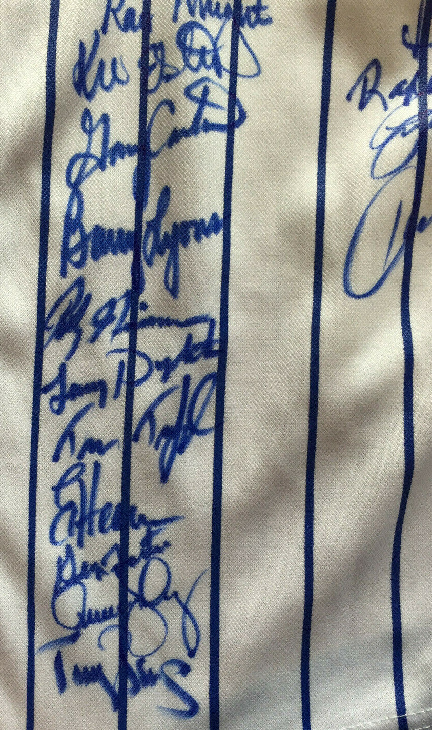 1969 1986 Mets World Series Signed Jersey 41 Auto Tom Seaver Gary Carter PSA