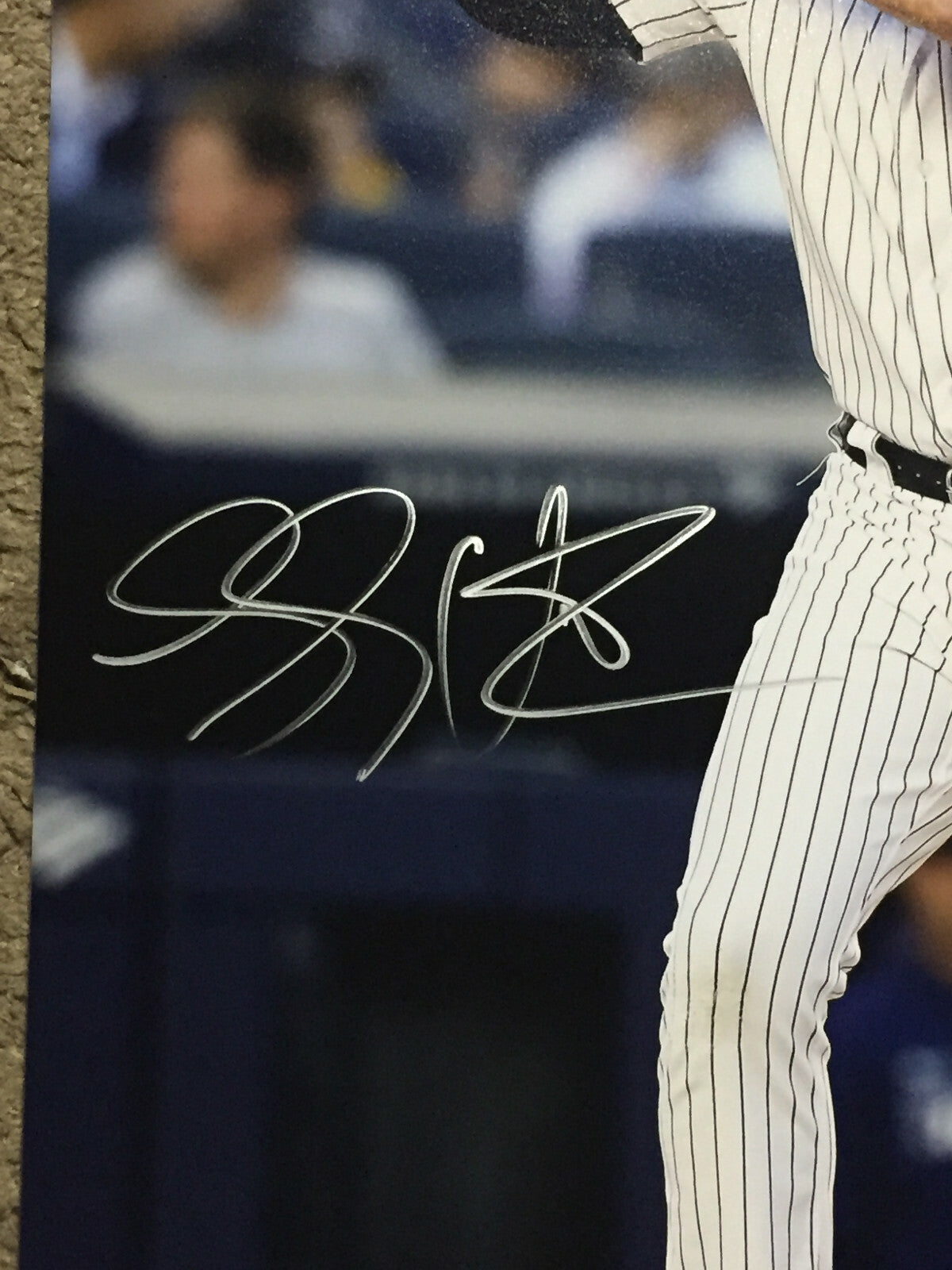 Luke Voit signed 16x20 Photo Framed Yankees Coin Autograph Fanatics COA