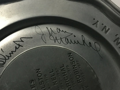 1983 HOF Signed Induction Plate Brooks Robinson Juan Marichal Kell Auto Psa Coa