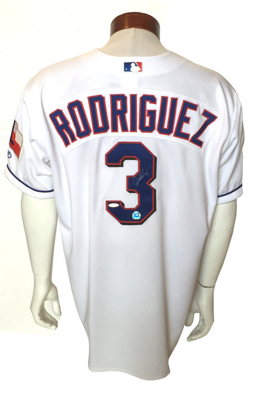 Alex Rodriguez Rangers Signed Authentic Rawlings Jersey Auto Uda & MLB Holo Coa