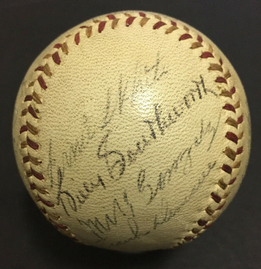 1943 Cardinals Team Signed NL Ford Frick Baseball 19 auto Stan Musial expert PSA