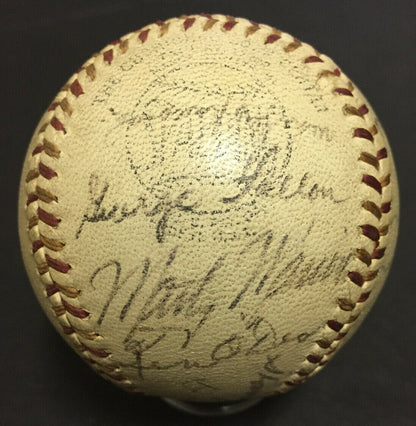 1943 Cardinals Team Signed NL Ford Frick Baseball 19 auto Stan Musial expert PSA