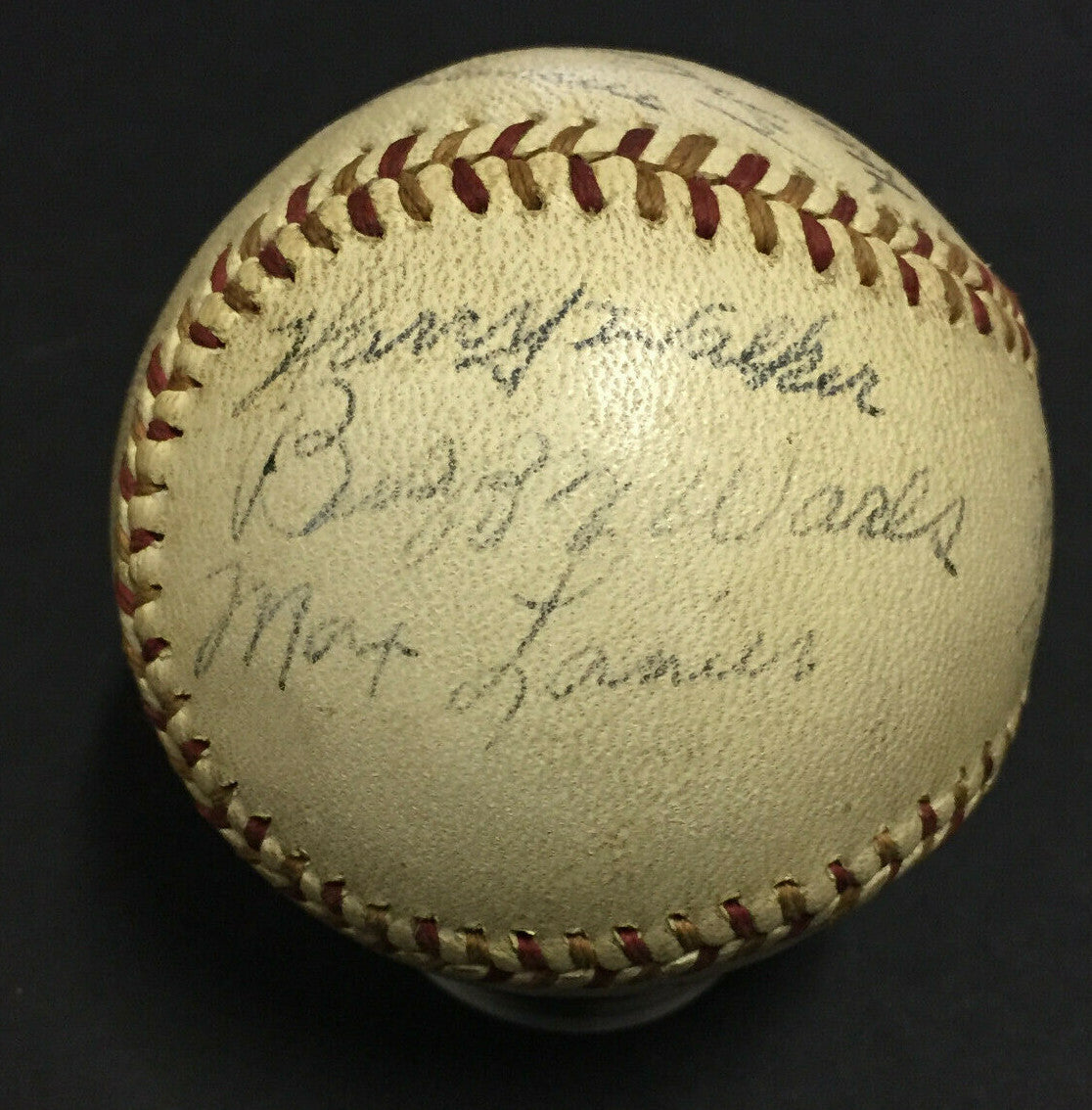 1943 Cardinals Team Signed NL Ford Frick Baseball 19 auto Stan Musial expert PSA