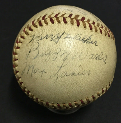 1943 Cardinals Team Signed NL Ford Frick Baseball 19 auto Stan Musial expert PSA