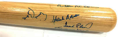 500 HR Club Signed Bat Ted Williams Willie Mays Hank Aaron 10 Auto MINT PSA LOA