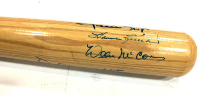 500 HR Club Signed Bat Ted Williams Willie Mays Hank Aaron 10 Auto MINT PSA LOA