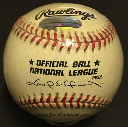 Mike Piazza Mets Signed Official NL Baseball Vintage Autograph Steiner COA