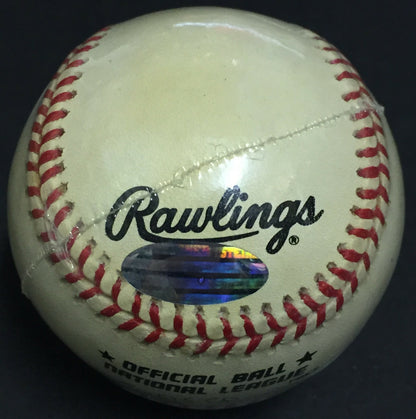 Mike Piazza Mets Signed Official NL Baseball Vintage Autograph Steiner COA