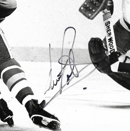 Denis Potvin Islanders Signed 8x10 Photo Framed Vintage Autograph CBM COA