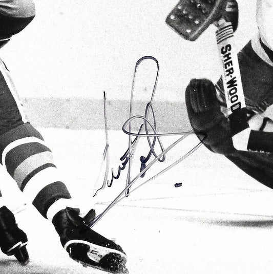Denis Potvin Islanders Signed 8x10 Photo Framed Vintage Autograph CBM COA