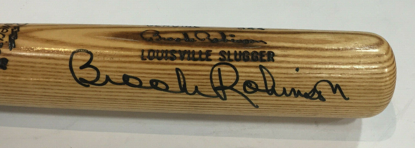 Brooks Robinson Signed LS Pro Model S44 Baseball Bat Mint Autograph HOF COA