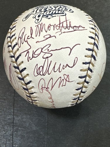 2002 Team Signed All Star Game Baseball Roy Halladay Ichiro Suzuki MLB Holo Coa