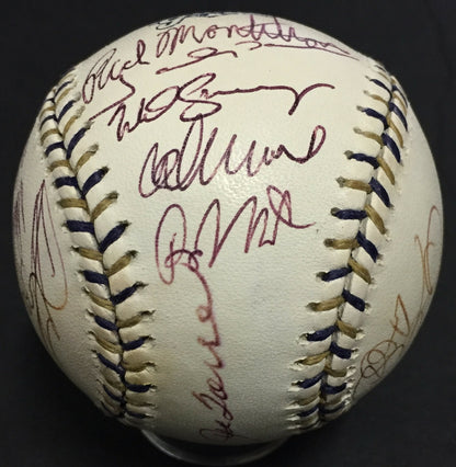 2002 Team Signed All Star Game Baseball Roy Halladay Ichiro Suzuki MLB Holo Coa