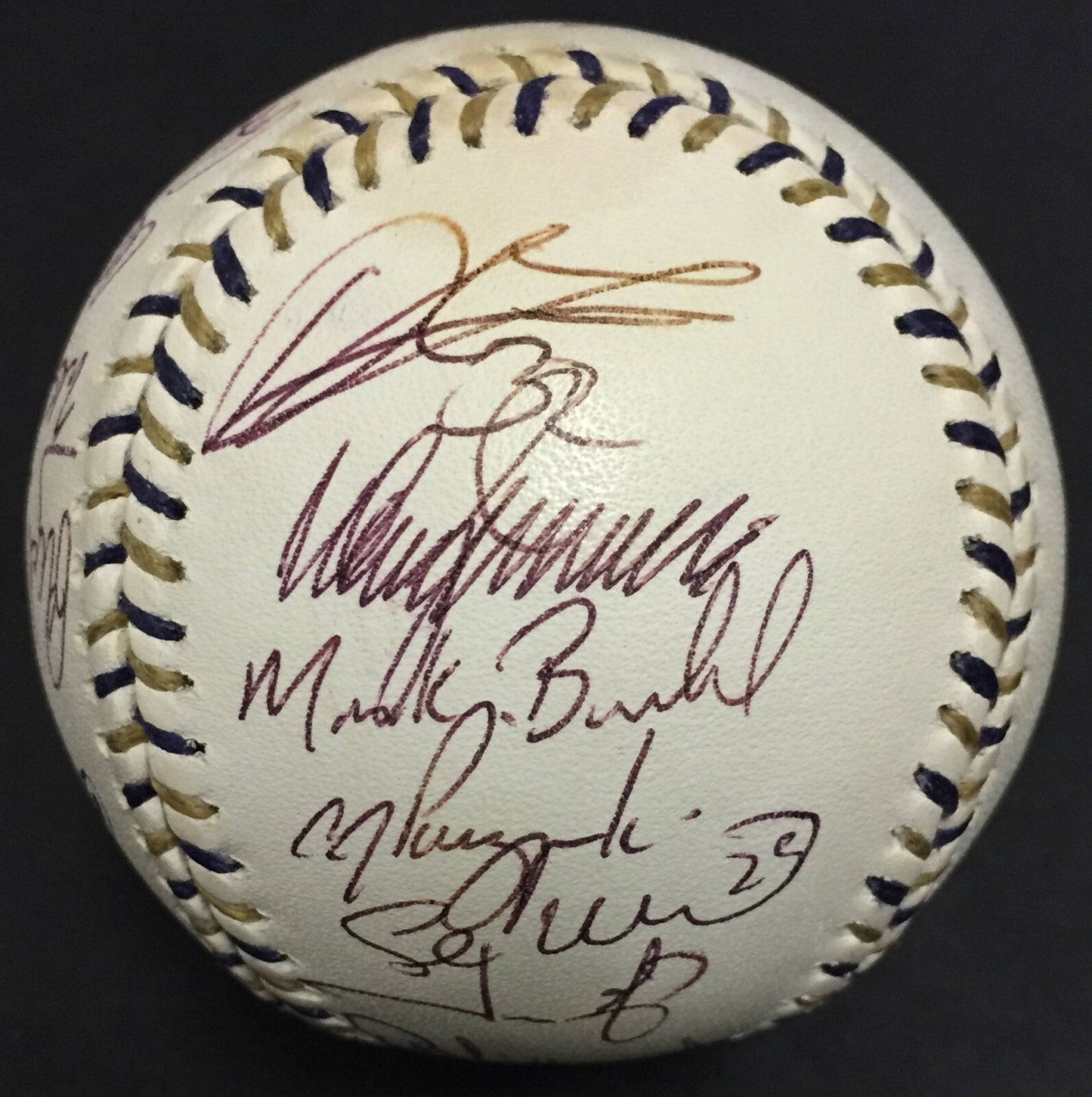 2002 Team Signed All Star Game Baseball Roy Halladay Ichiro Suzuki MLB Holo Coa