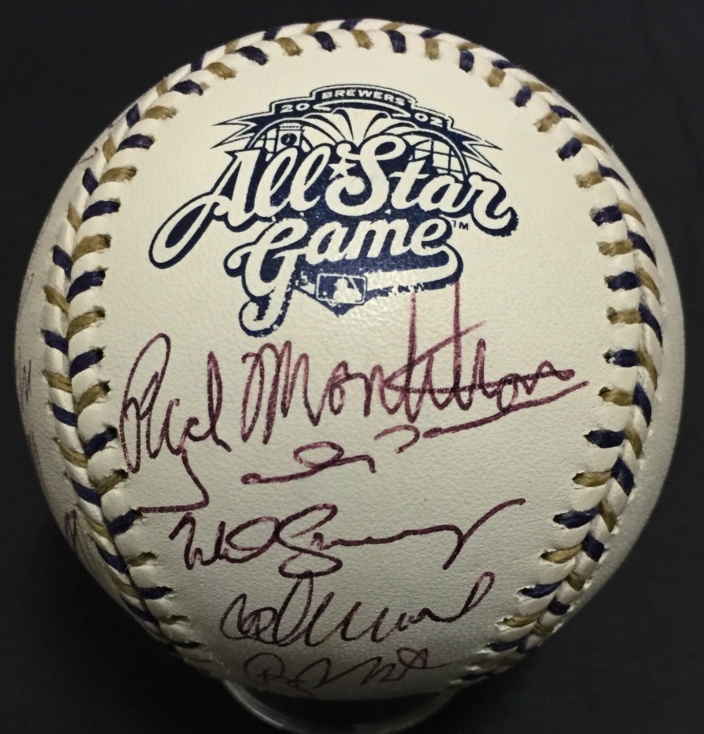 2002 Team Signed All Star Game Baseball Roy Halladay Ichiro Suzuki MLB Holo Coa