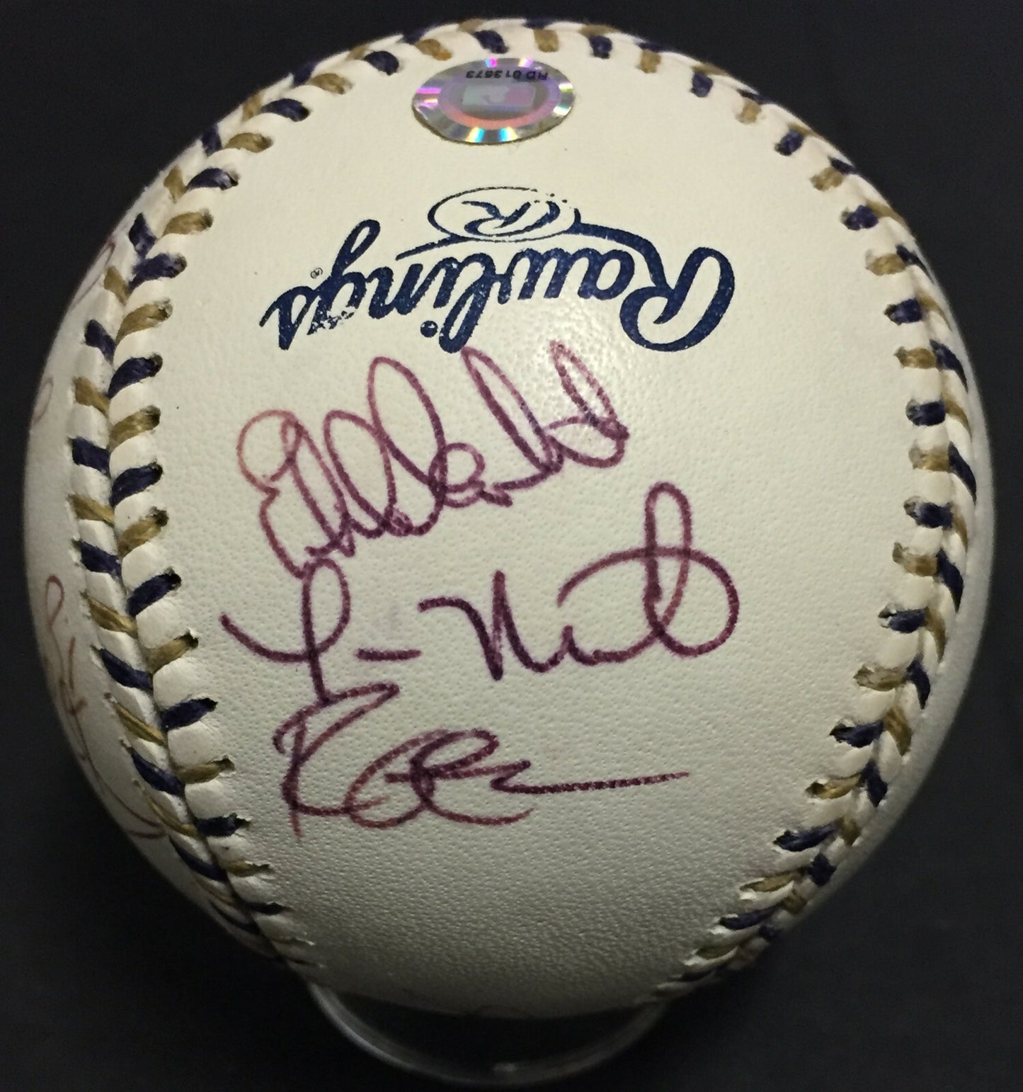 2002 Team Signed All Star Game Baseball Roy Halladay Ichiro Suzuki MLB Holo Coa