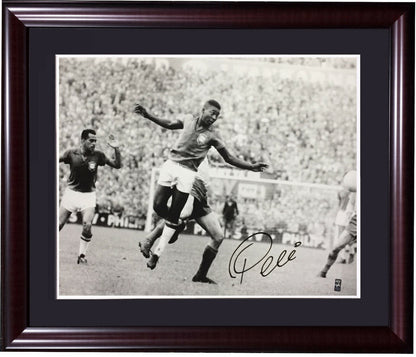 Pele Signed signed 16x20 1958 World Cup photo framed autograph Pele holo COA