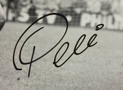 Pele Signed signed 16x20 1958 World Cup photo framed autograph Pele holo COA