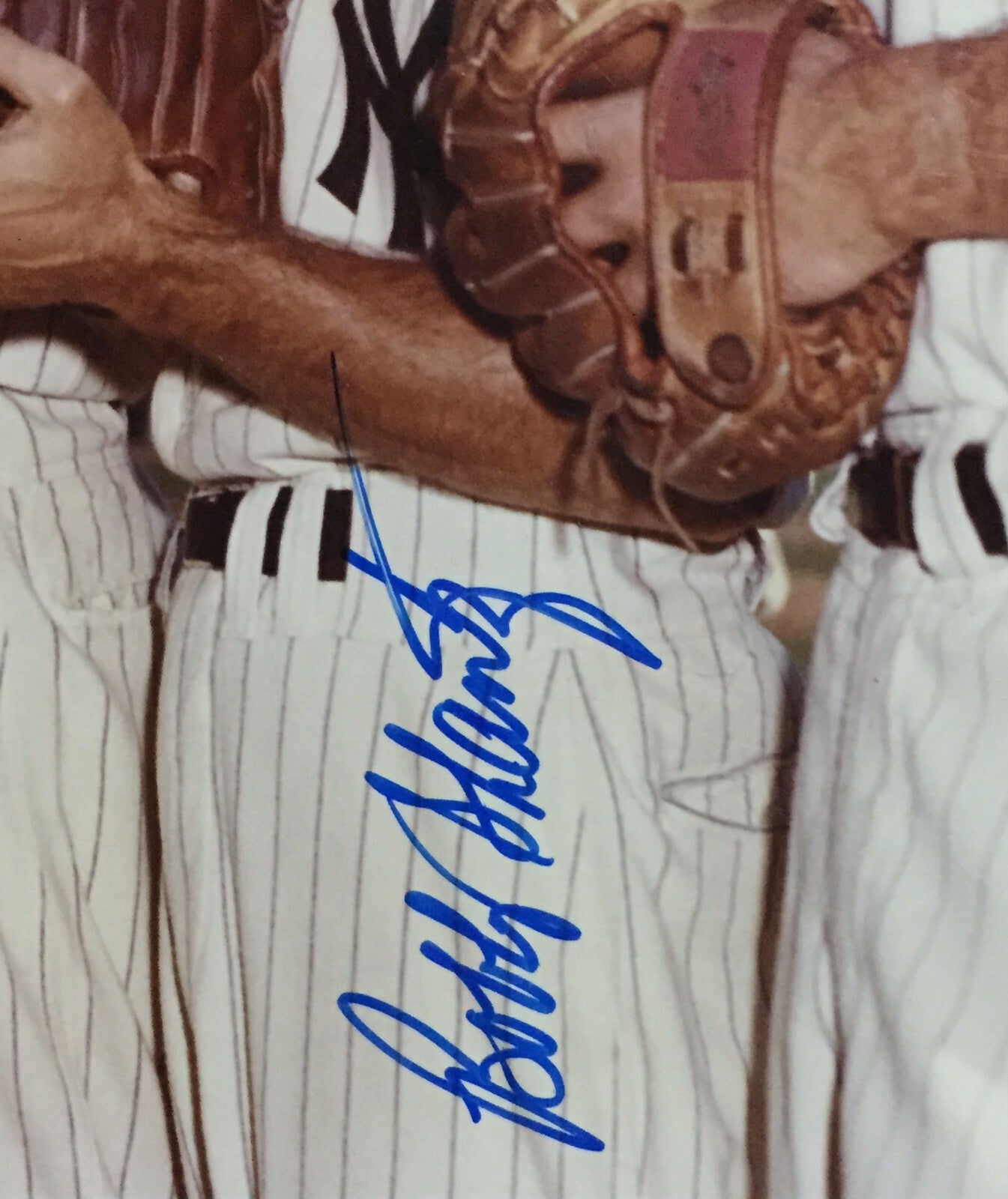 1950's Yankees Pitchers Signed 8x10 photo Framed Coin 5 Auto Whitey Ford JSA