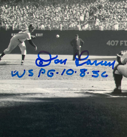 Don Larsen signed 8x10 photo Framed WS PG 1956 Auto Yankees Agent Certified Coa