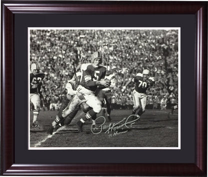 Paul Hornung Signed 16x20 Framed Notre Dame Photo Heisman Autograph Signing COA