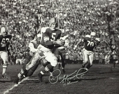 Paul Hornung Signed 16x20 Framed Notre Dame Photo Heisman Autograph Signing COA
