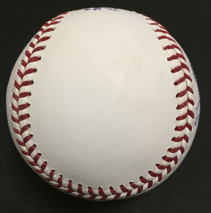 Tom Tommy Lasorda Dodgers HOF MGR signed 1981 World series baseball auto JSA