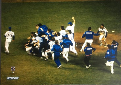 1986 Mets World Series Celebration 16x20 Photo Unsigned Steiner gary carter Mint