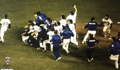 1986 Mets World Series Celebration 16x20 Photo Unsigned Steiner gary carter Mint