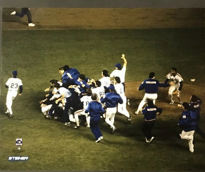 1986 Mets World Series Celebration 16x20 Photo Unsigned Steiner gary carter Mint