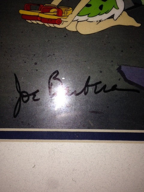 1992 Hand Painted Production cel Hanna Barbera Signed flintstones wilma betty