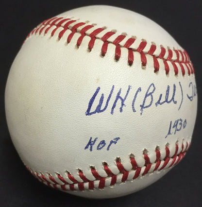 WH Bill Terry Signed NL Baseball HOF 1930 401 avg Mint Autograph JSA COA