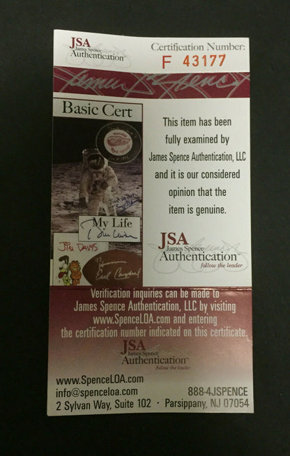 WH Bill Terry Signed NL Baseball HOF 1930 401 avg Mint Autograph JSA COA