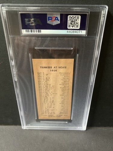 1954 NY Journal American Mickey Mantle Card PSA 7 Mint NICE CENTERED HOF YANKEES
