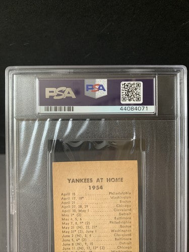 1954 NY Journal American Mickey Mantle Card PSA 7 Mint NICE CENTERED HOF YANKEES