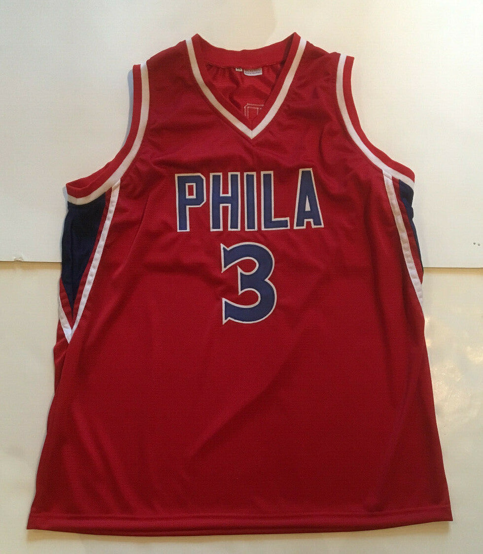 Allen Iverson signed 76ers #3 Basketball jersey HOF 2016 autograph mint JSA COA