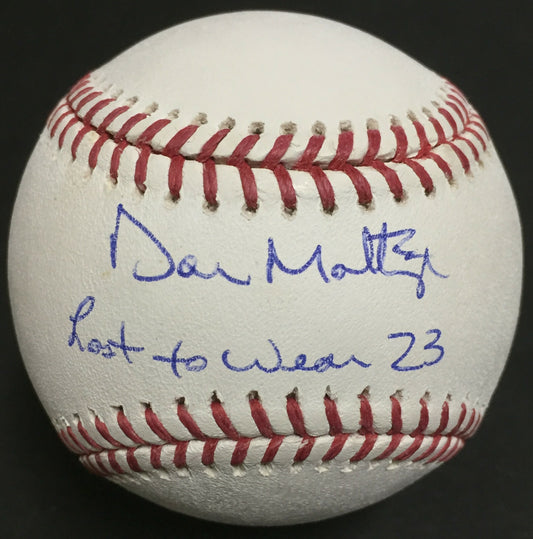 Don Mattingly Ny Yankees Signed MLB Baseball Last to Wear #23 Autograph JSA COA